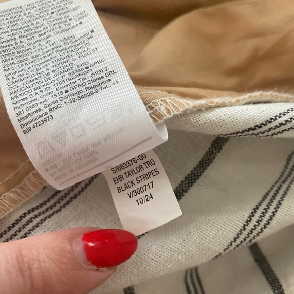 NWT Old Navy Extra High Waisted Linen Blend Taylor Wide-Leg Trouser Pants Size L - Picture 11 of 11